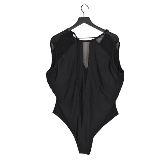 Eloquii Other - NWT Eloquii Halter Mesh V Neck Swimsuit Size 24